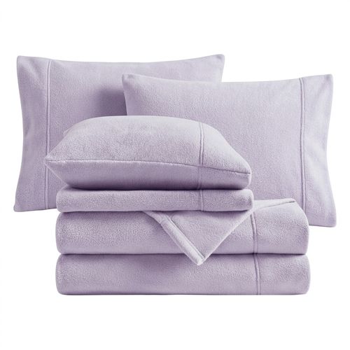 True North Micro Fleece Bed Sheet Set Queen Lavender